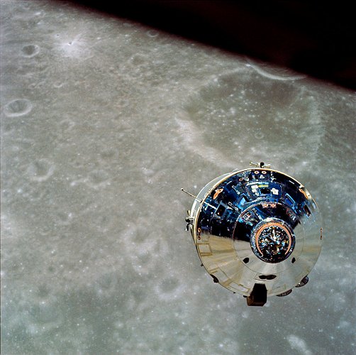 Apollo 10 command module, Charlie Brown piloted by moonwalker John Young.