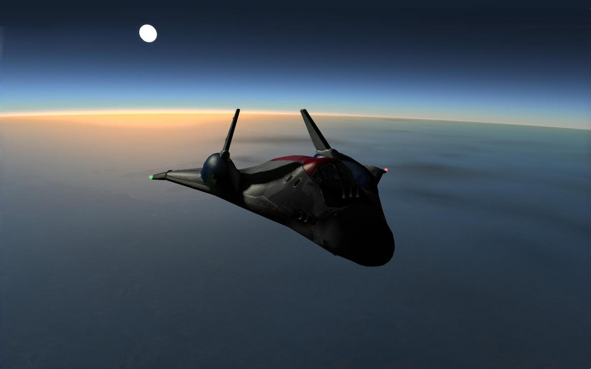 Approaching KSC at dusk