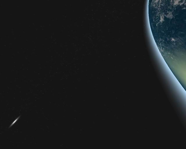 Black hole near Earth