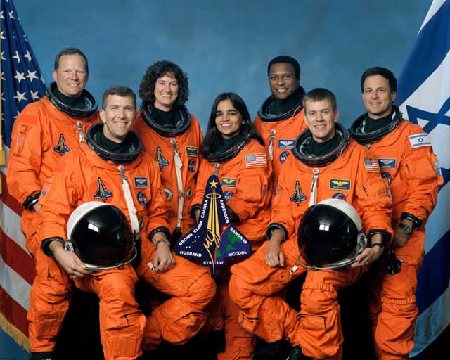 columbia crew, STS-107, may we never forget. RIP