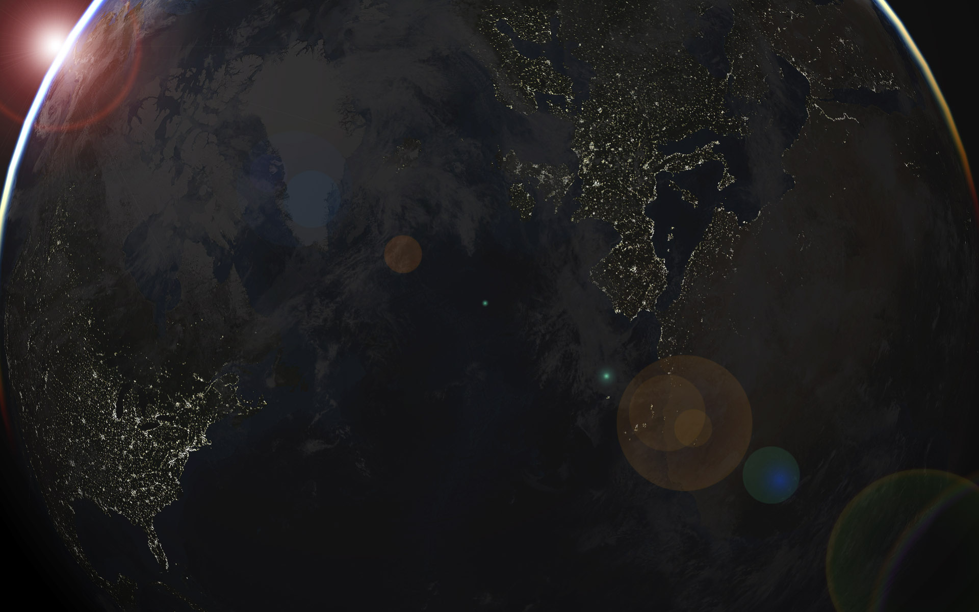earth night