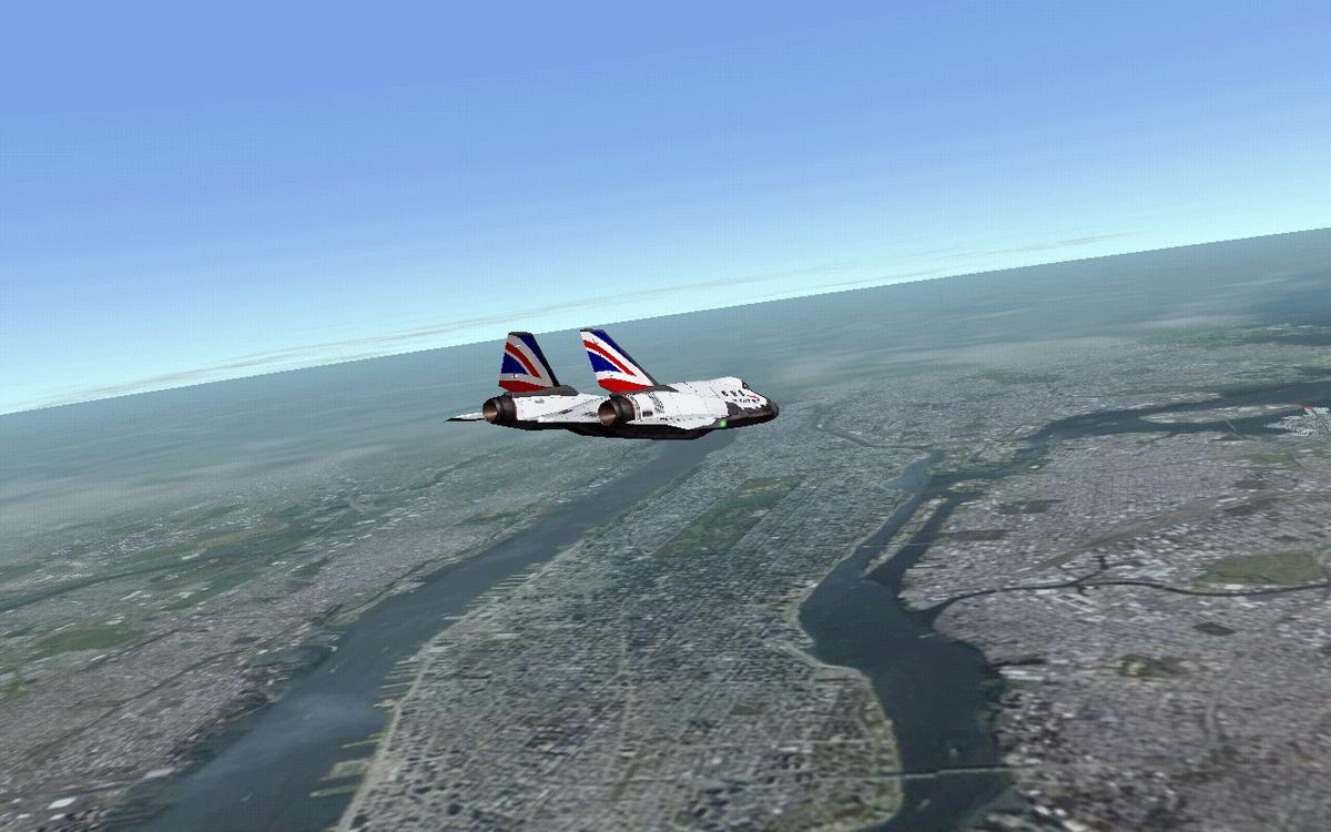 Gliding in over Central Park.