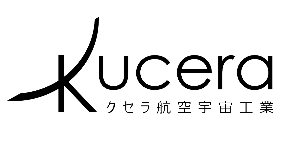 Kucera black 'Horizontal Arc' logo-
"クセラ航空宇宙工業 (Kusera Koukuu Uchuu Kougyou: Kucera Aerospace Industries)"