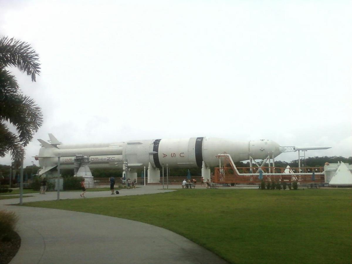 Saturn IB in the rocket garden.