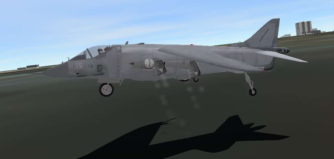the Hawker Harrier