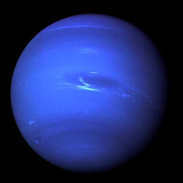 The planet Neptune, personally my favorite planet, named after the Greek God Neptune king of the sea.