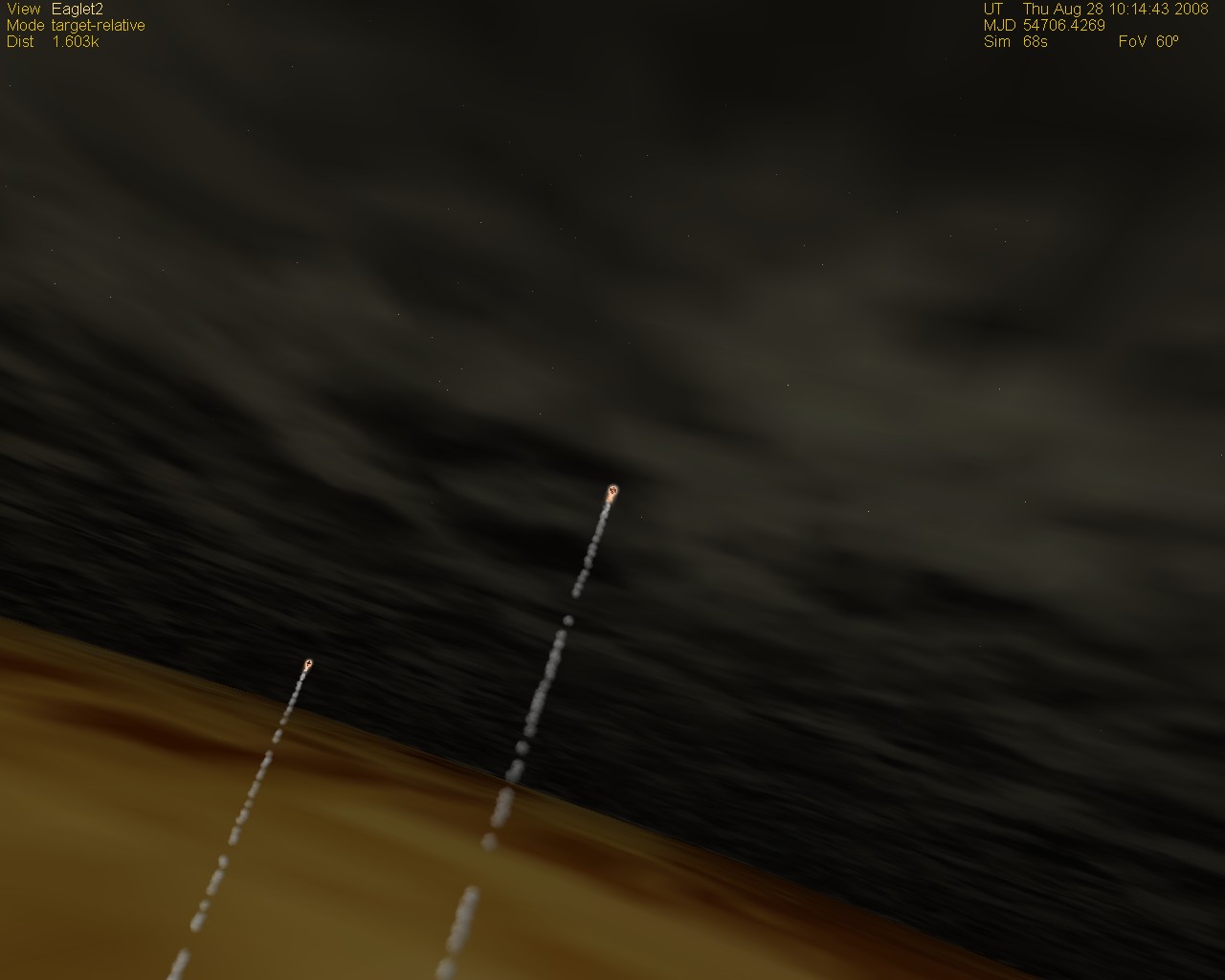 Twin launch from Venus